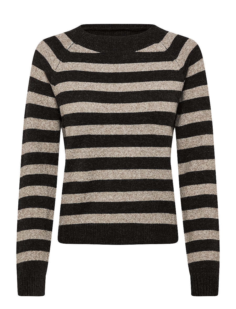 Vero Moda - VMDOFFY LS O-NECK BLOUSE GA NOOS - pullover - chocolate torte - 1