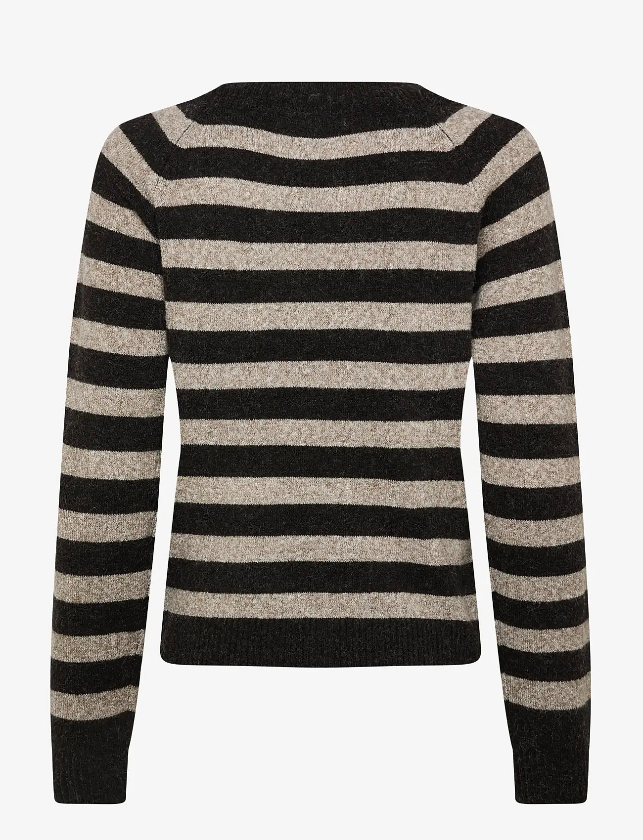 Vero Moda - VMDOFFY LS O-NECK BLOUSE GA NOOS - striktrøjer - chocolate torte - 2