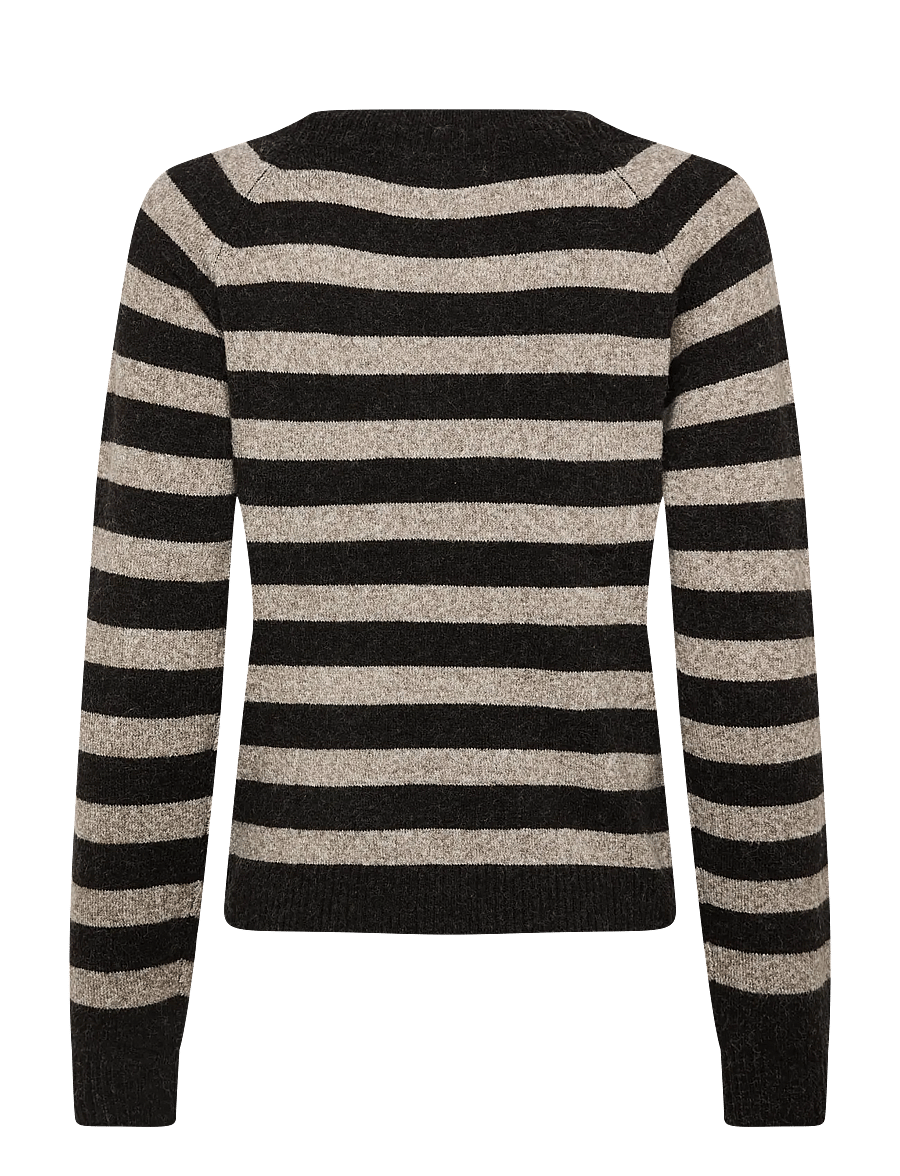 Vero Moda - VMDOFFY LS O-NECK BLOUSE GA NOOS - pullover - chocolate torte - 2
