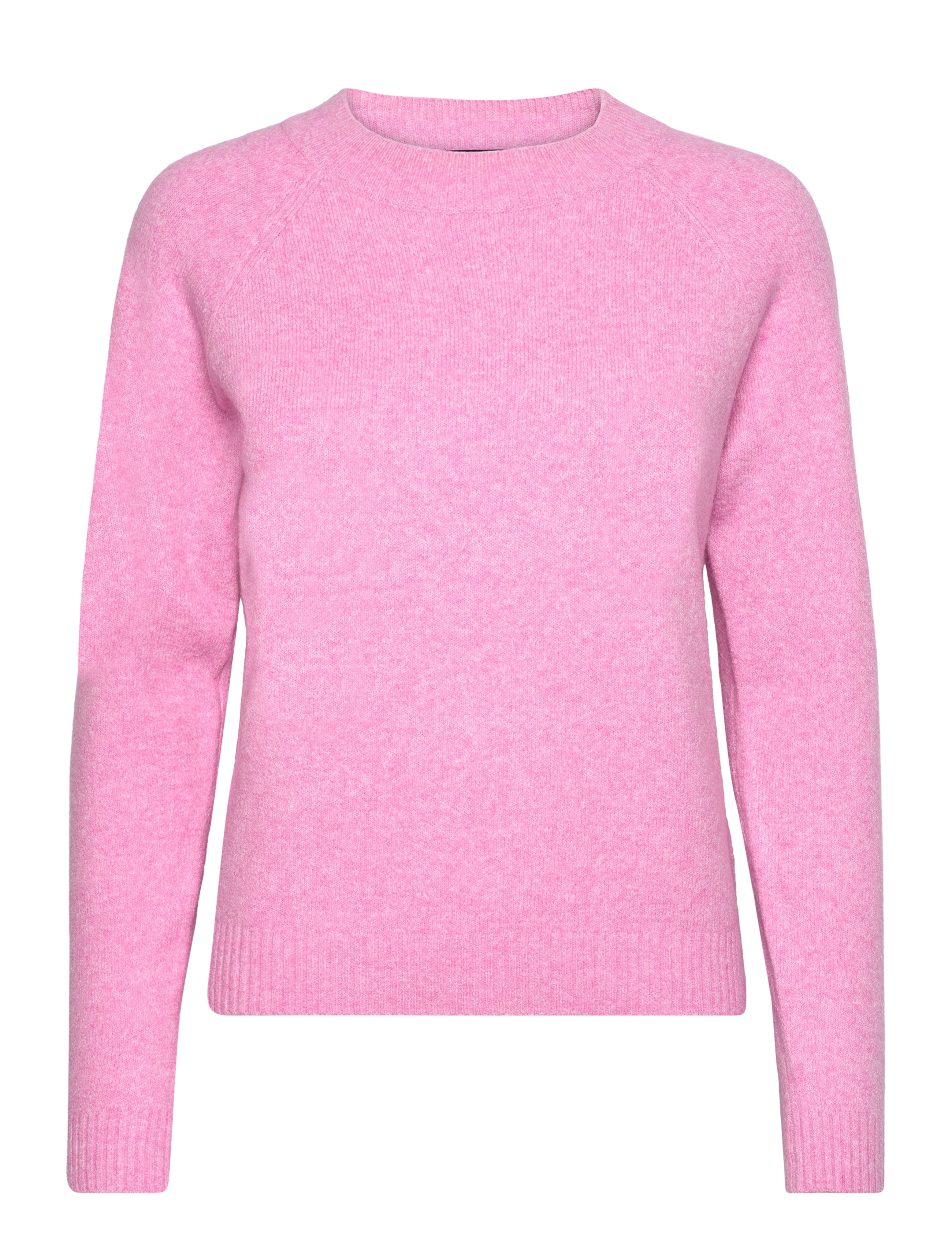 Vero Moda VMDOFFY LS O-NECK BLOUSE GA NOOS - Pullover - FUCHSIA PINK / pink/rose