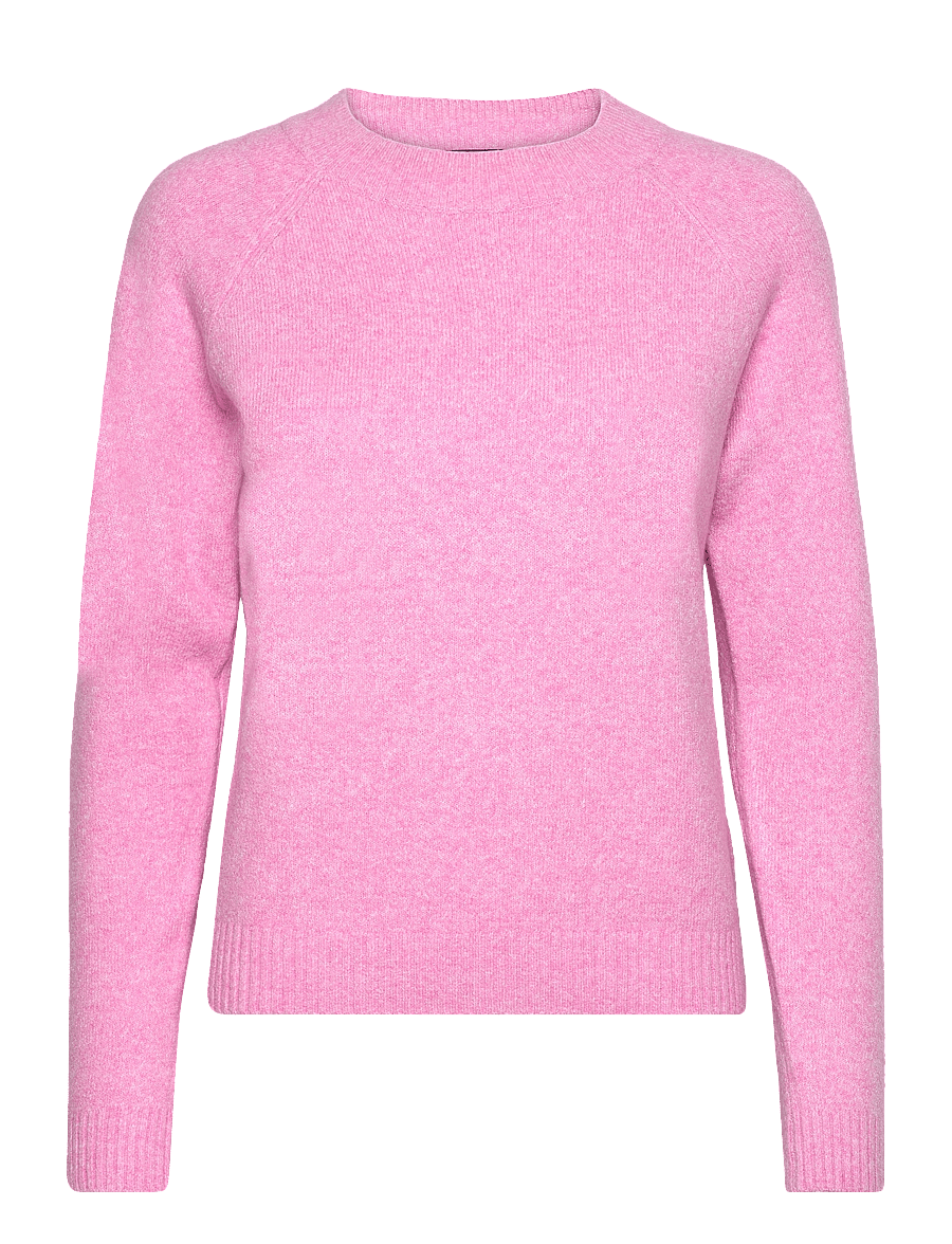 Vero Moda - VMDOFFY LS O-NECK BLOUSE GA NOOS - pullover - fuchsia pink - 1