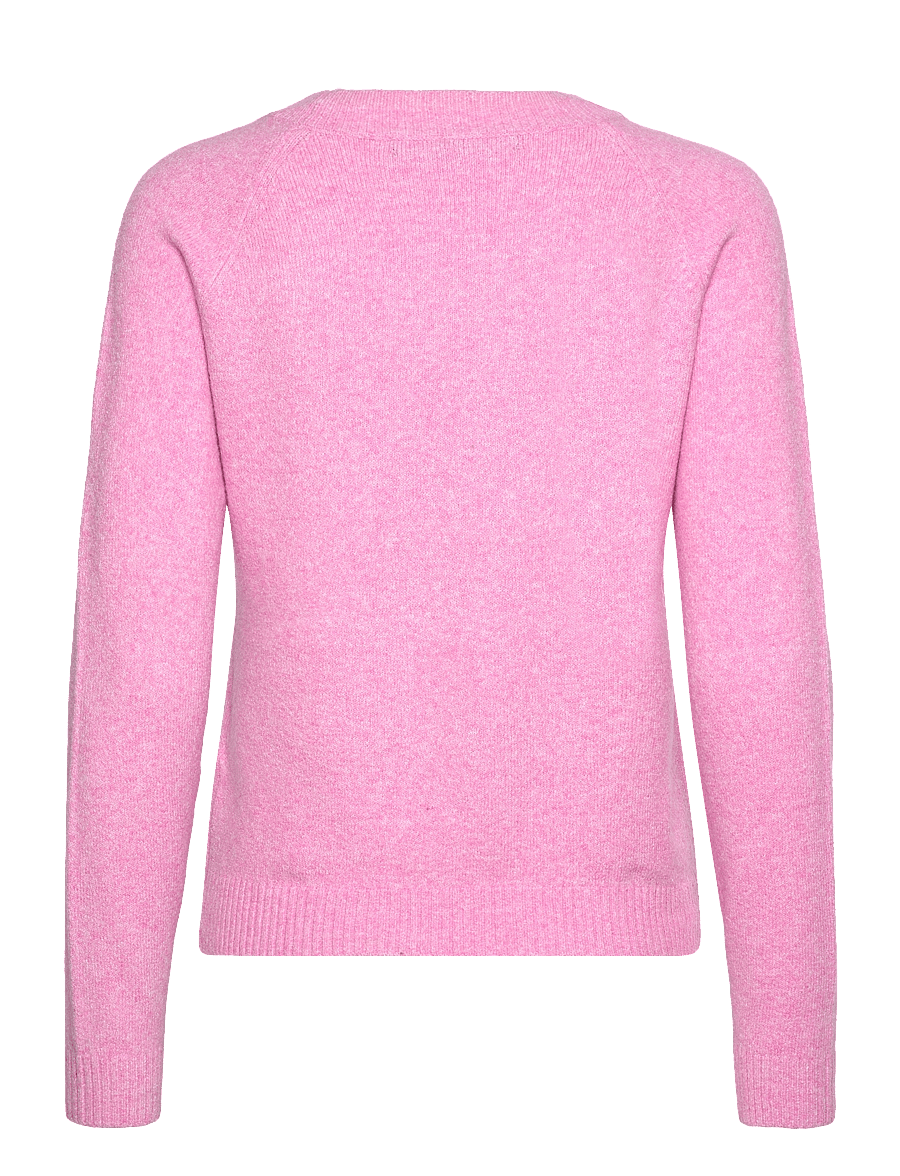 Vero Moda - VMDOFFY LS O-NECK BLOUSE GA NOOS - pullover - fuchsia pink - 2