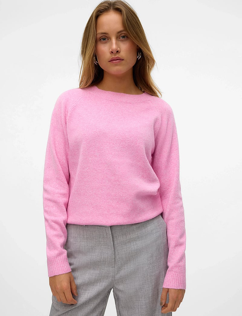 Vero Moda - VMDOFFY LS O-NECK BLOUSE GA NOOS - sviitrid - fuchsia pink - 4