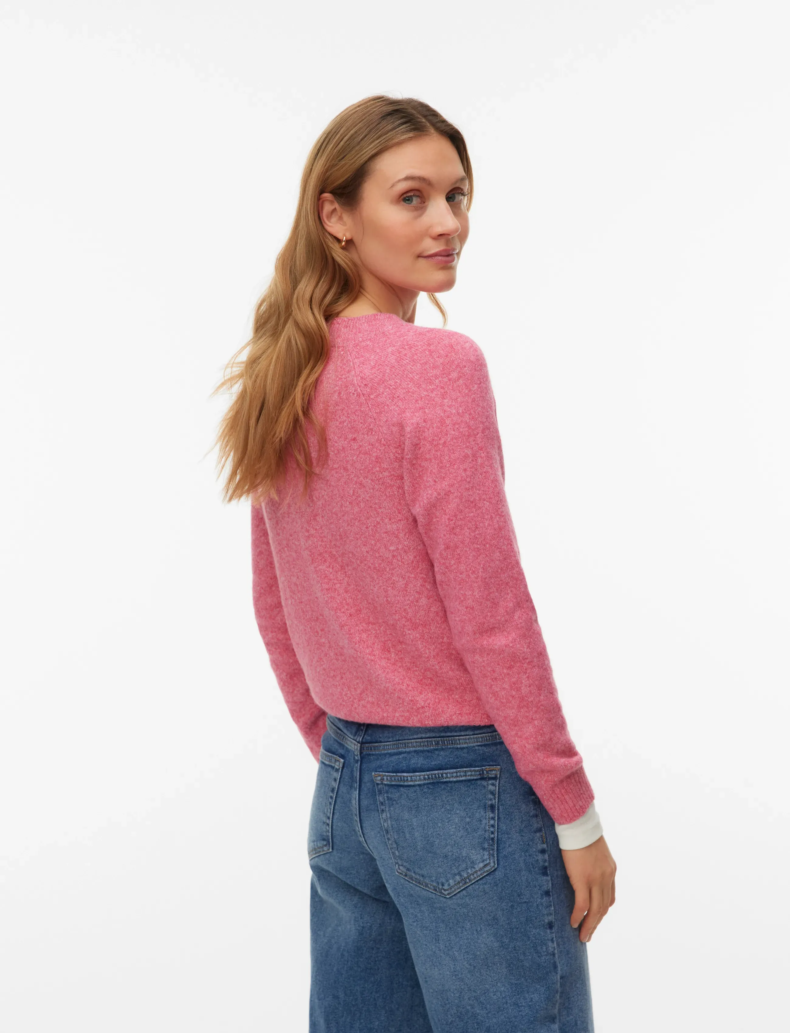 Vero Moda - VMDOFFY LS O-NECK BLOUSE GA NOOS - neulepuserot - jazzy - 3