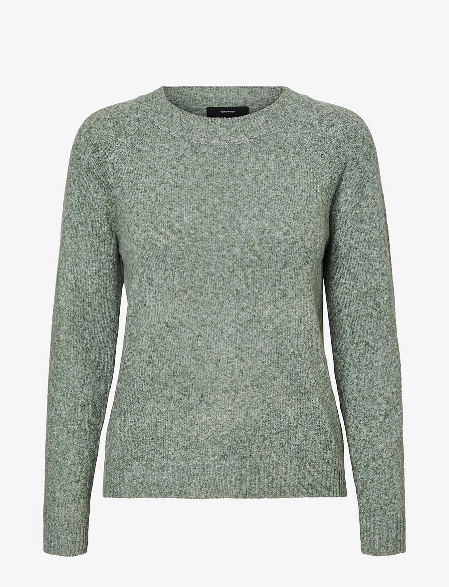 Vero Moda - VMDOFFY LS O-NECK BLOUSE GA NOOS - pullover - laurel wreath - 1