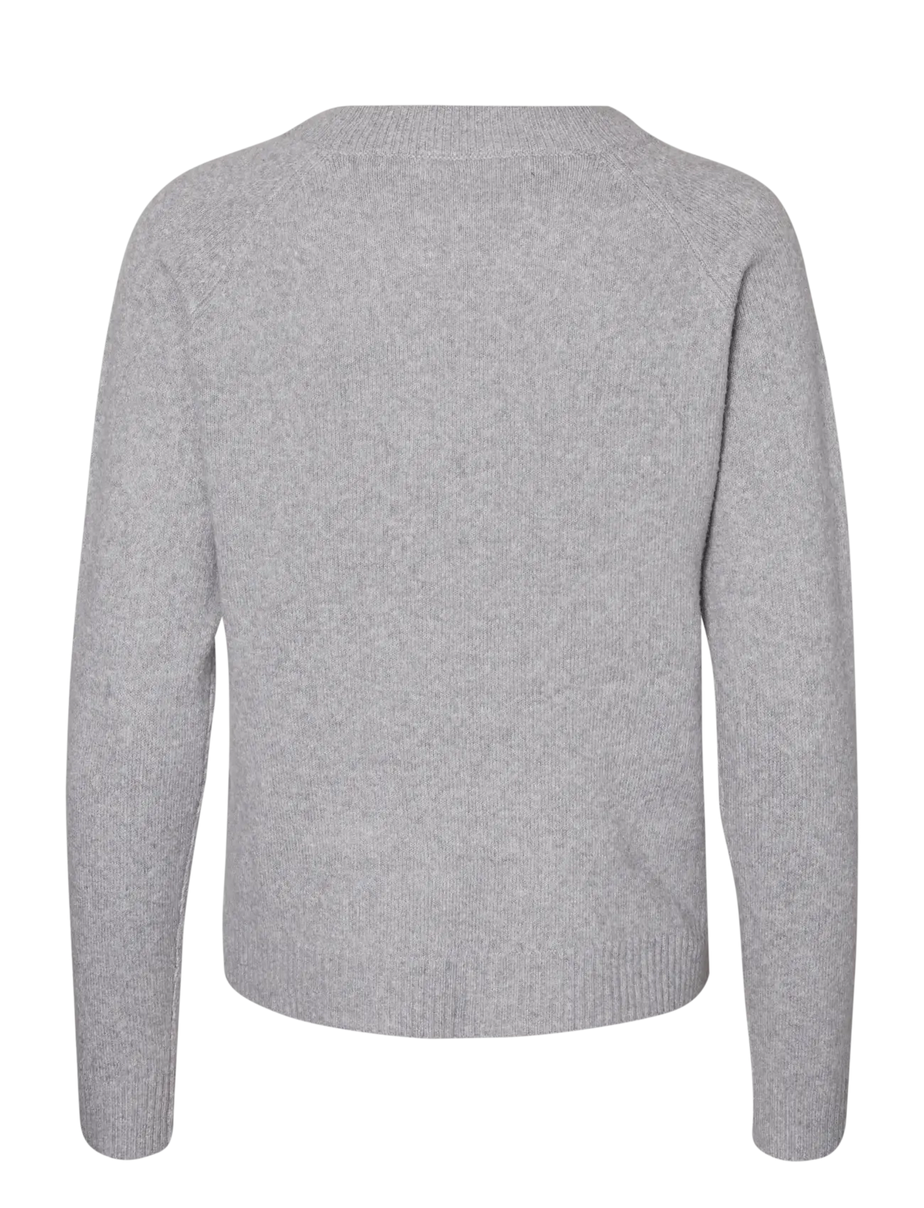 Vero Moda - VMDOFFY LS O-NECK BLOUSE GA NOOS - herbstliche kleidung - light grey melange - 2