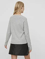 Vero Moda - VMDOFFY LS O-NECK BLOUSE GA NOOS - sweaters - light grey melange - 3