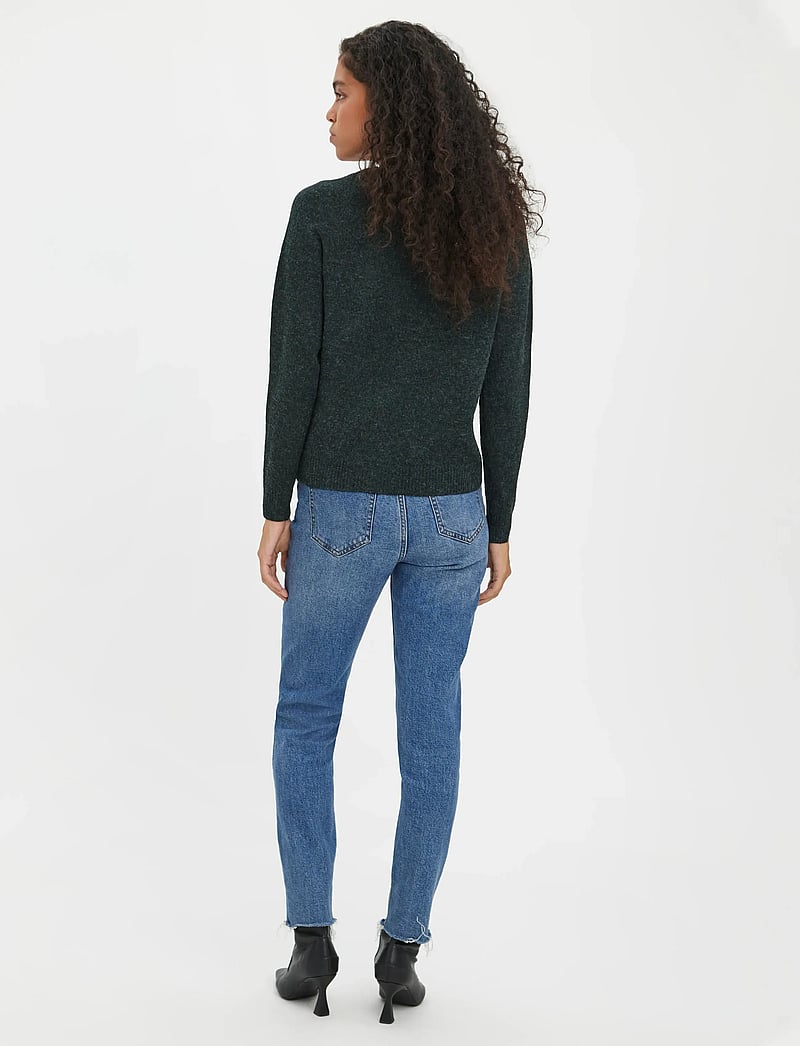 Vero Moda - VMDOFFY LS O-NECK BLOUSE GA NOOS - sviitrid - pine grove - 2