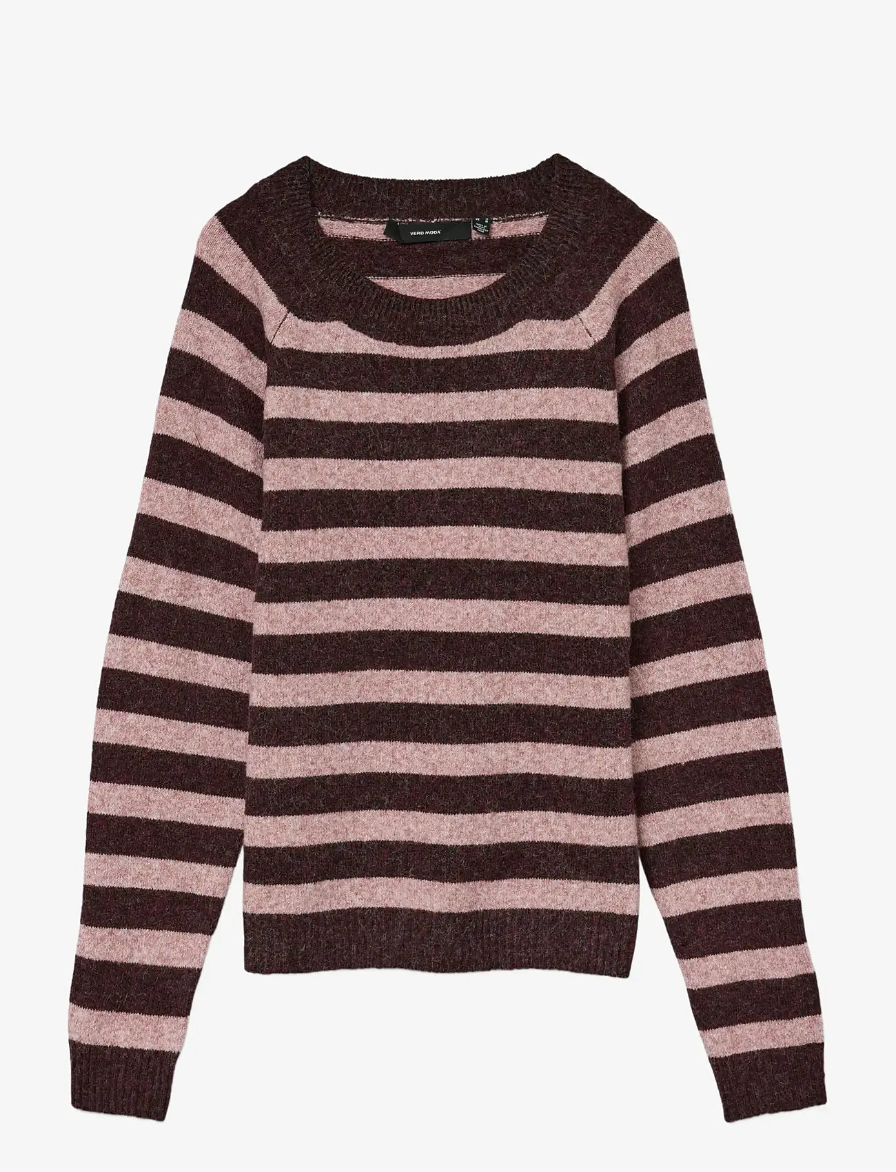 Vero Moda - VMDOFFY LS O-NECK BLOUSE GA NOOS - pullover - winetasting - 1