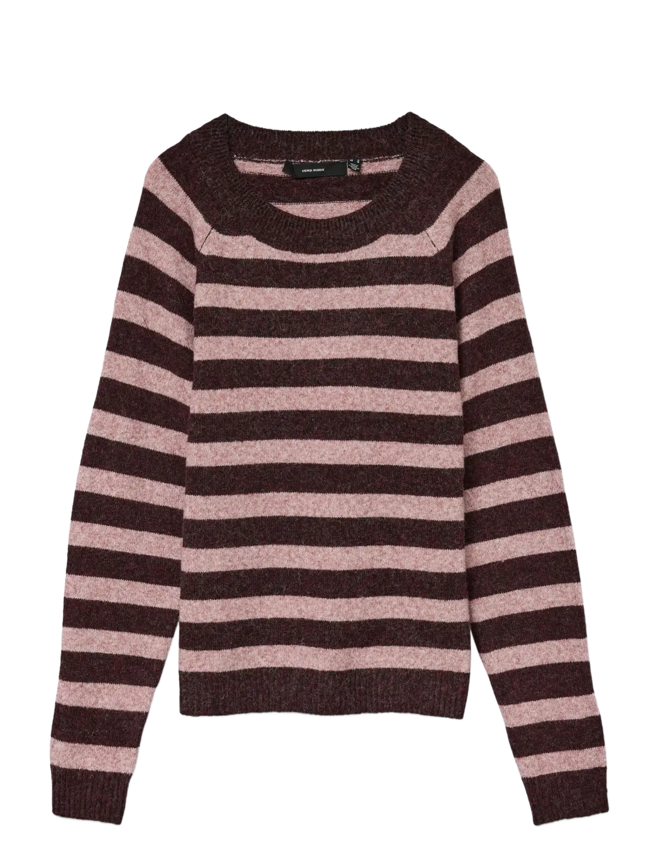 Vero Moda VMDOFFY LS O-NECK BLOUSE GA NOOS - Trøjer - WINETASTING / pink/rose