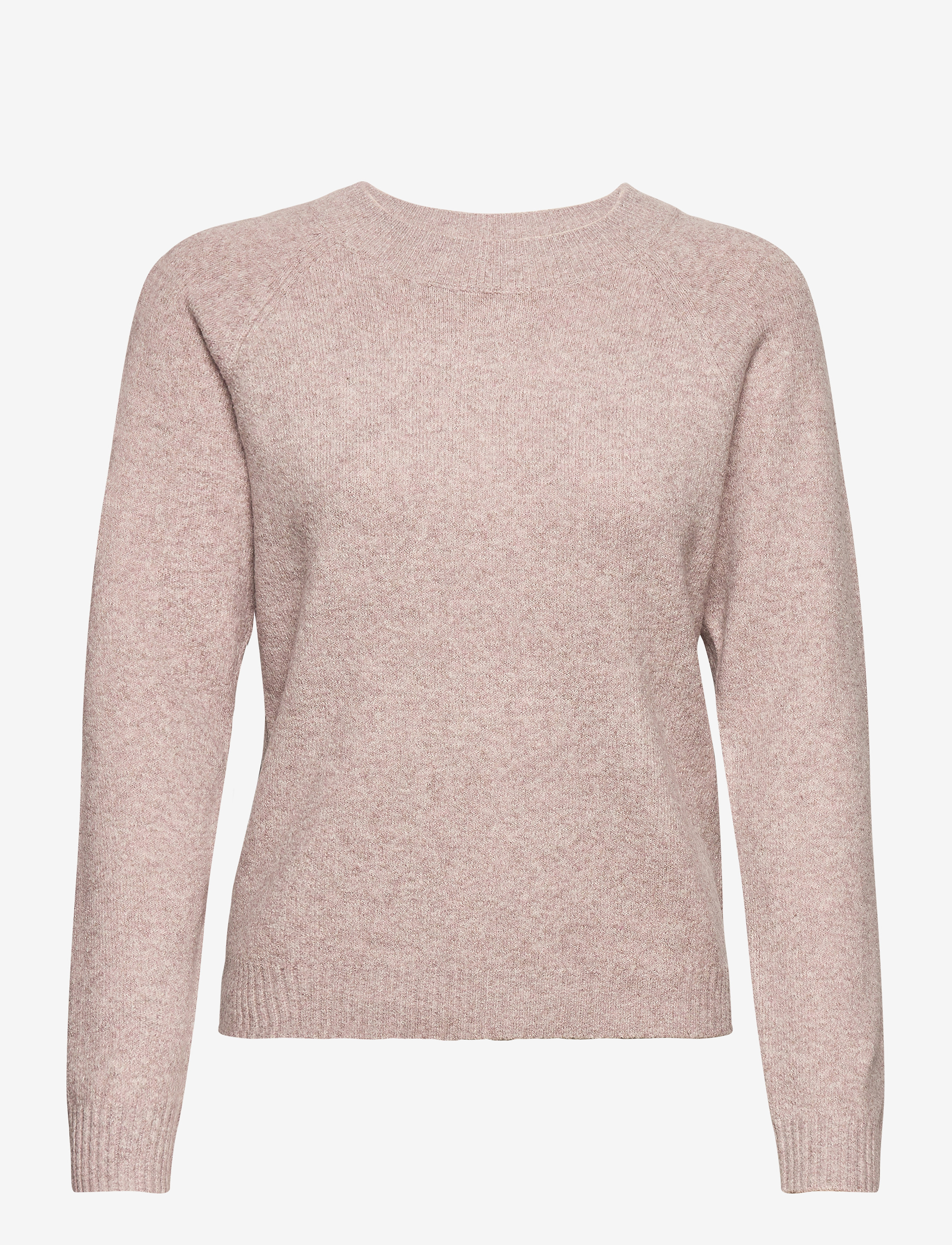 Vero Moda VMDOFFY LS O-NECK BLOUSE GA NOOS - Stickat - WOODROSE / purple