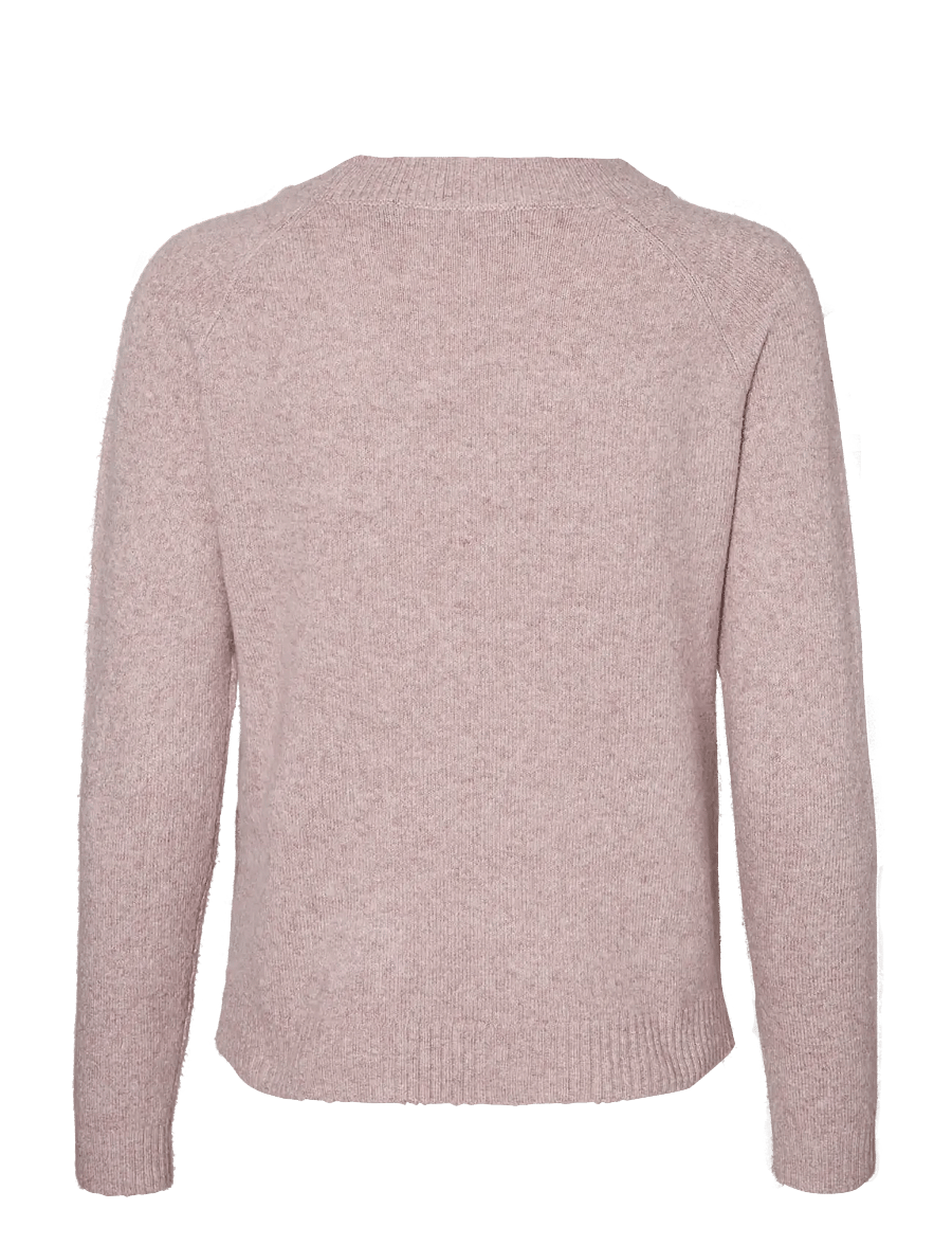 Vero Moda - VMDOFFY LS O-NECK BLOUSE GA NOOS - pullover - woodrose - 2