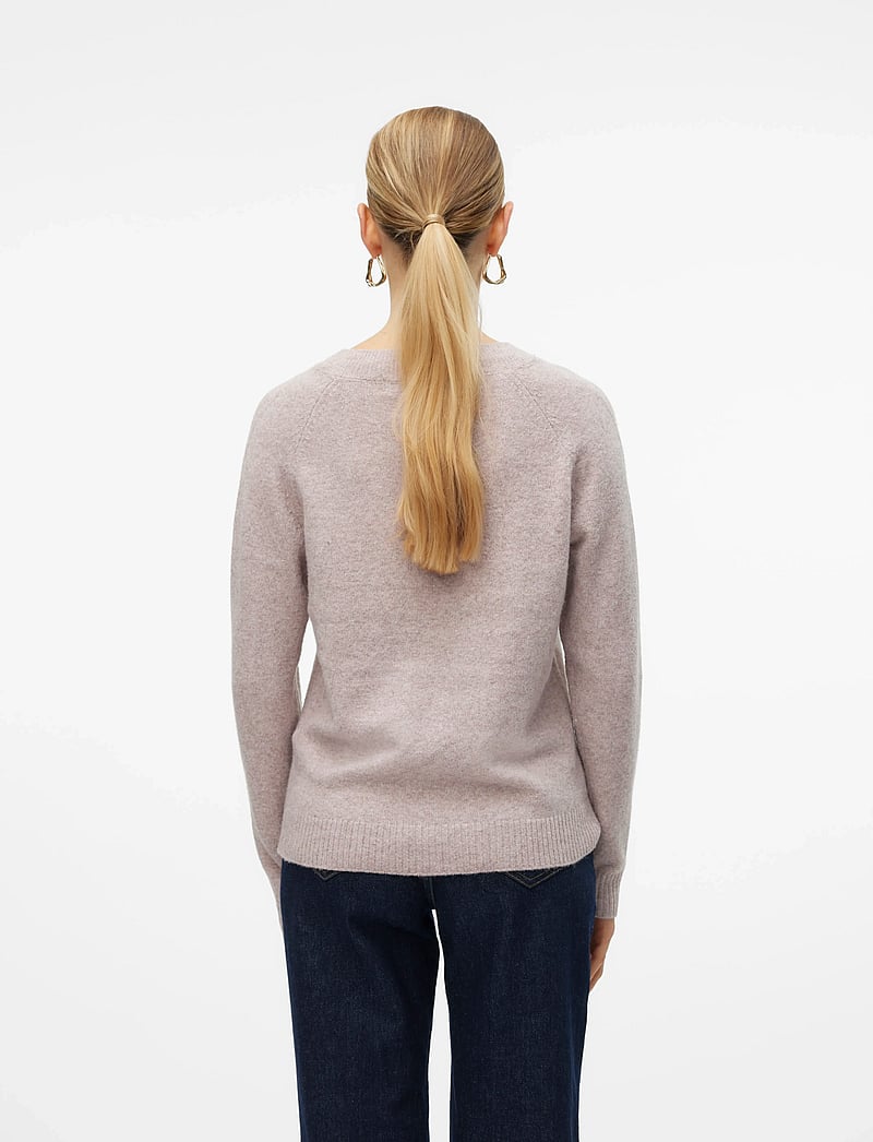 Vero Moda - VMDOFFY LS O-NECK BLOUSE GA NOOS - sviitrid - woodrose - 3