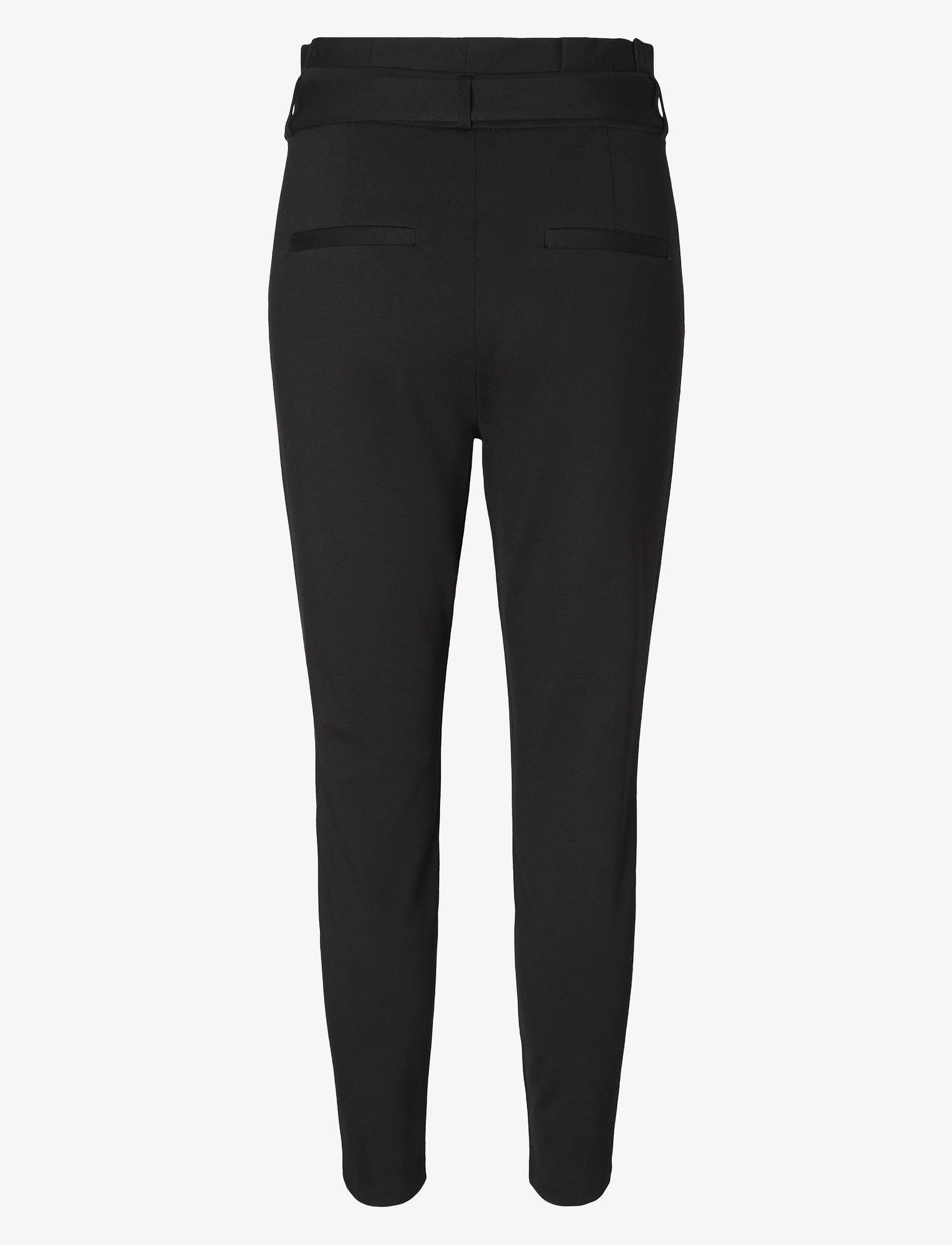 Vero Moda - VMEVA HW LOOSE PAPERBAG PANT NOOS - slim-fit hosen - black - 2