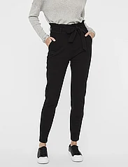 Vero Moda - VMEVA HW LOOSE PAPERBAG PANT GA NOOS - slim fit trousers - black - 2