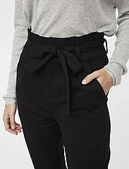 Vero Moda - VMEVA HW LOOSE PAPERBAG PANT GA NOOS - slim fit trousers - black - 4