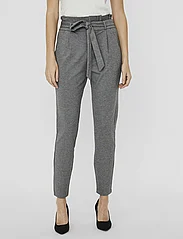 Vero Moda - VMEVA HW LOOSE PAPERBAG PANT GA NOOS - slim fit trousers - medium grey melange - 2