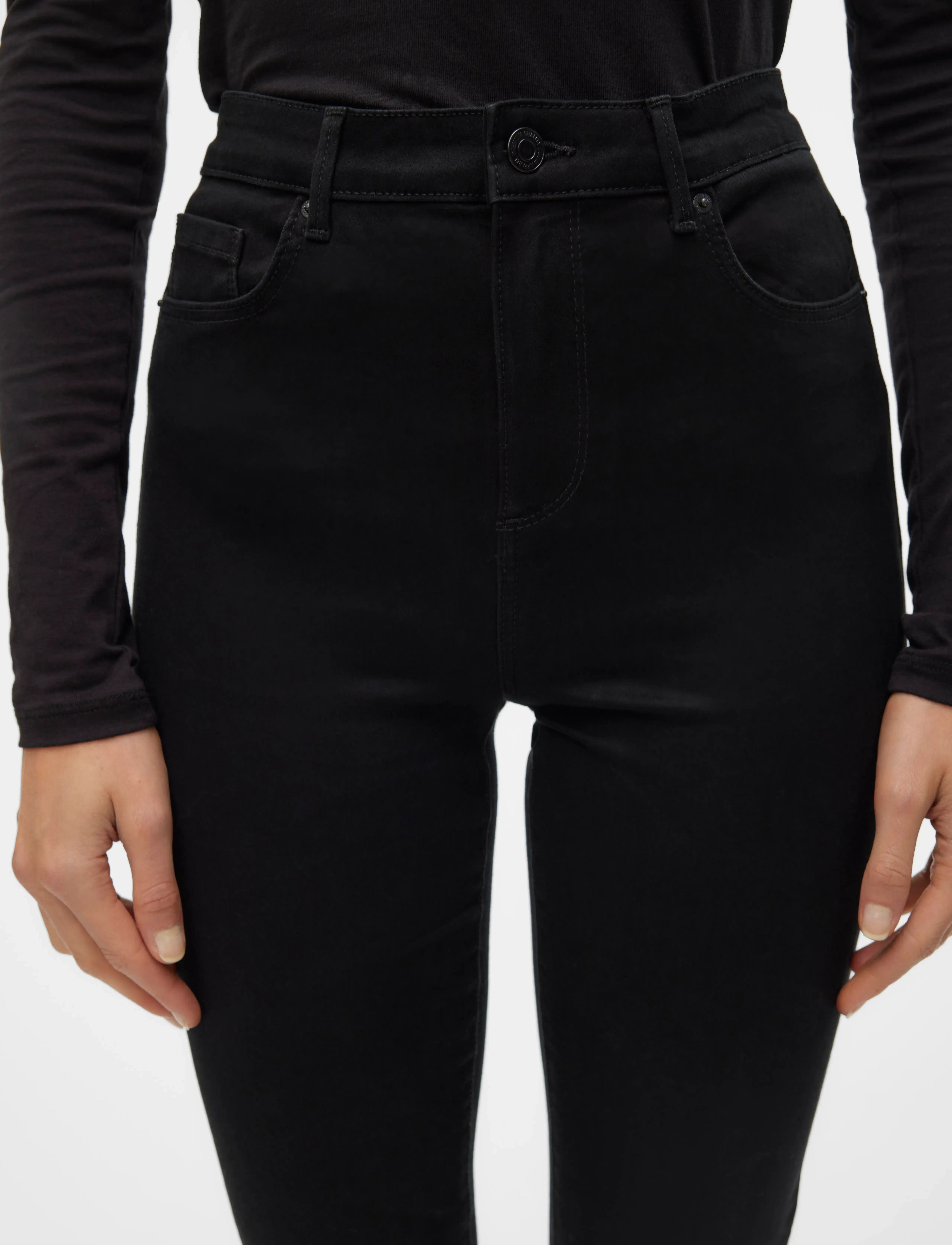 Vero Moda - VMSOPHIA HW SKINNY J SOFT VI110 GA NOOS - jeans skinny - black - 5