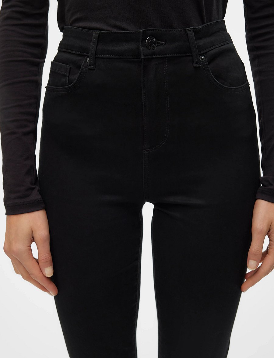Vero Moda - VMSOPHIA HW SKINNY J SOFT VI110 GA NOOS - jeans skinny - black - 5