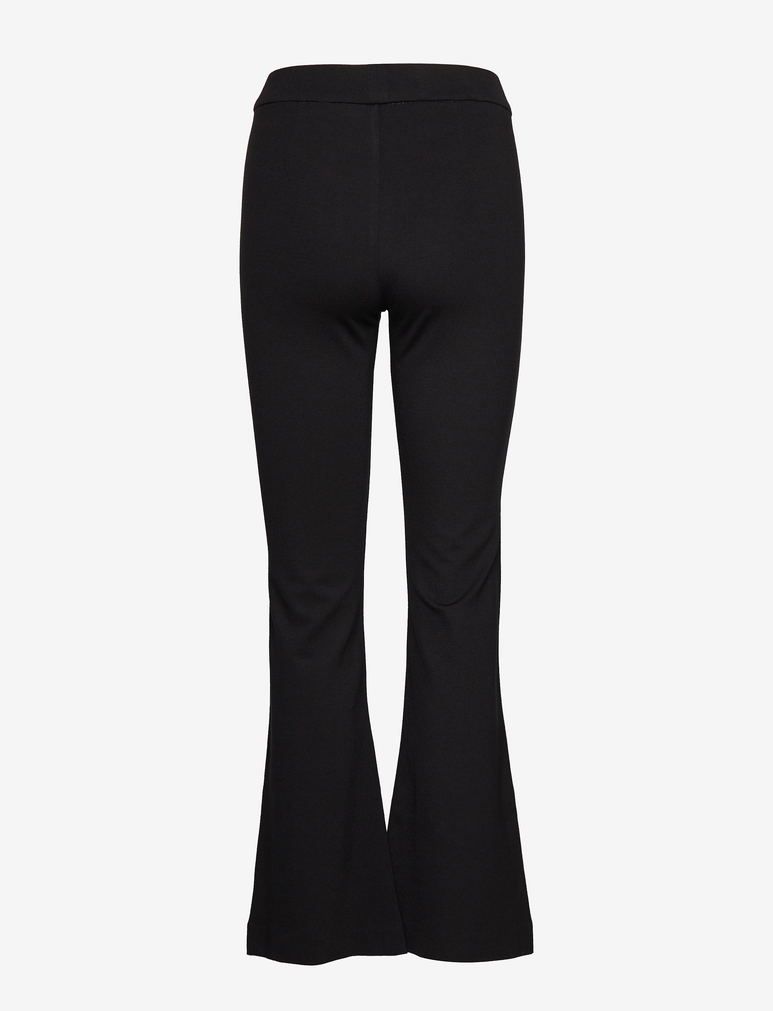 Vero Moda - VMKAMMA MW FLARED JERSEY PANT NOOS - schlaghose - black - 3