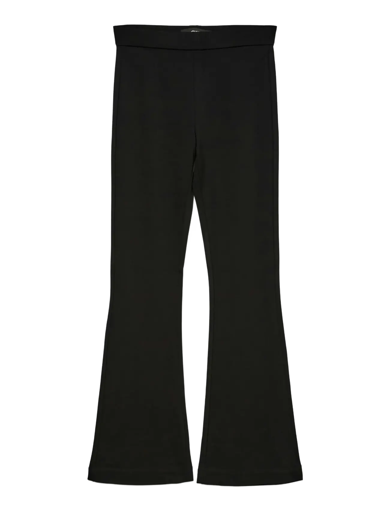 Vero Moda - VMKAMMA MW FLARED JERSEY PANT NOOS - schlaghose - black - 5