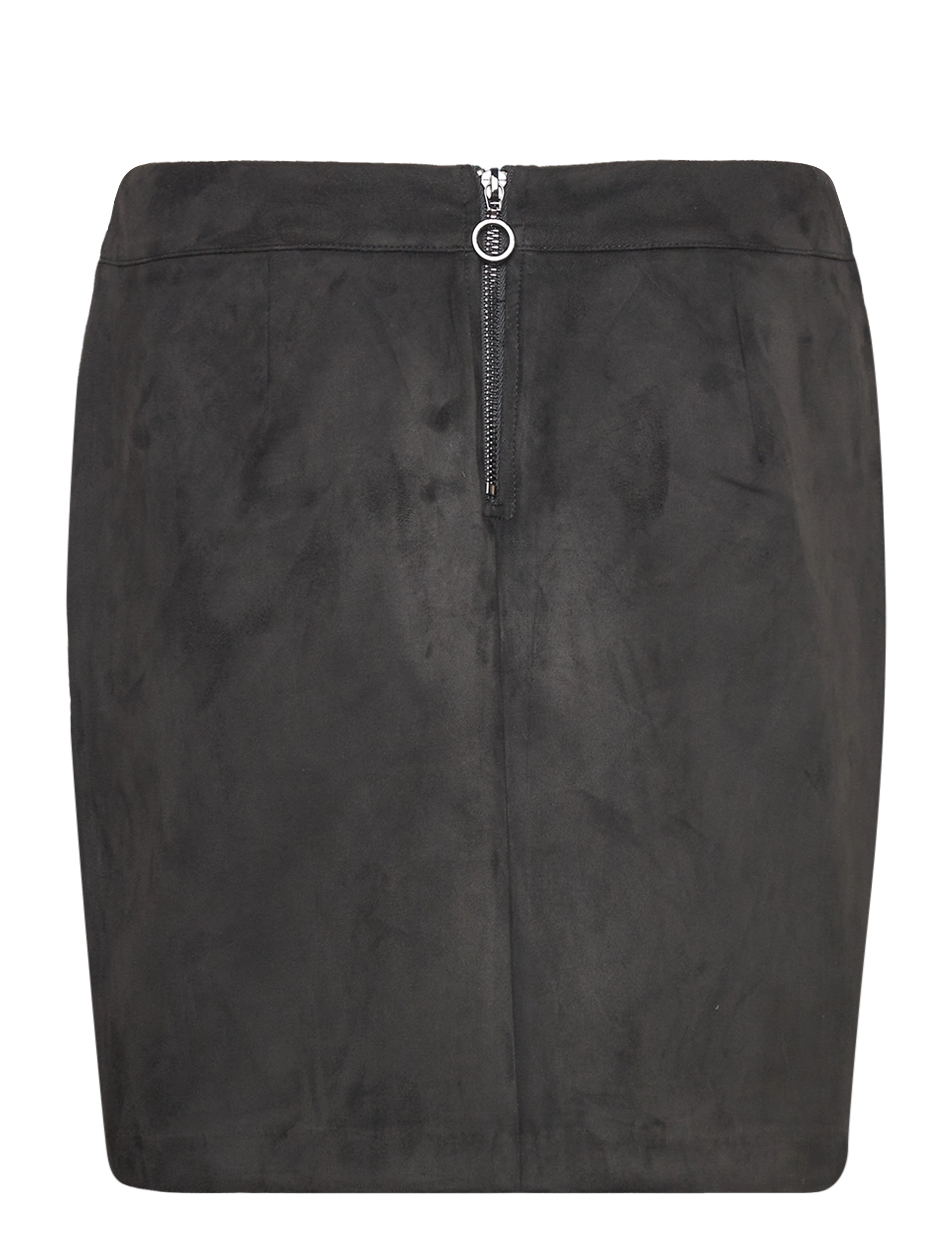 Vero Moda - VMDONNADINA FAUXSUEDE SHORT SKIRT NOOS - jupes courtes - black - 2