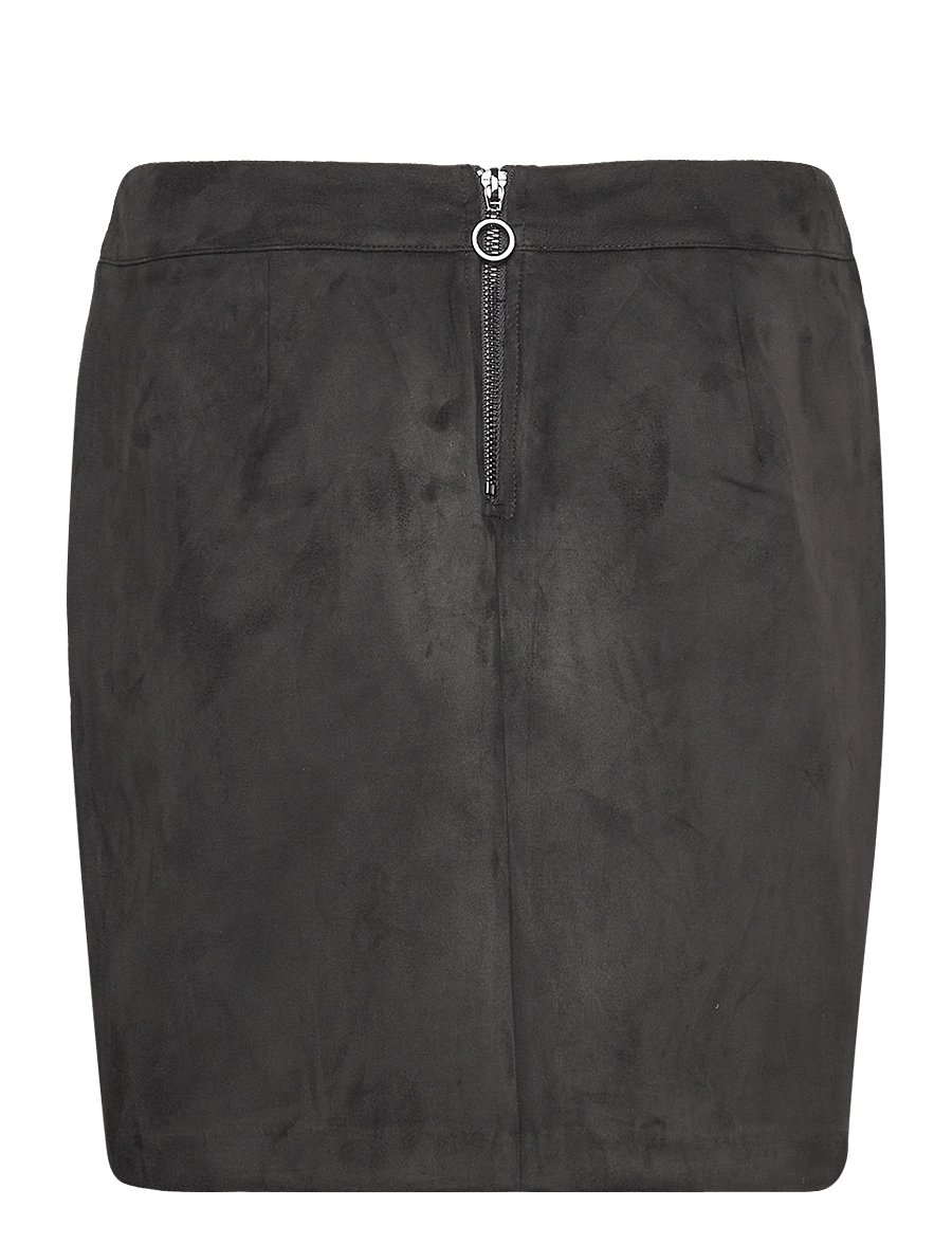 Vero Moda - VMDONNADINA FAUXSUEDE SHORT SKIRT NOOS - jupes courtes - black - 2
