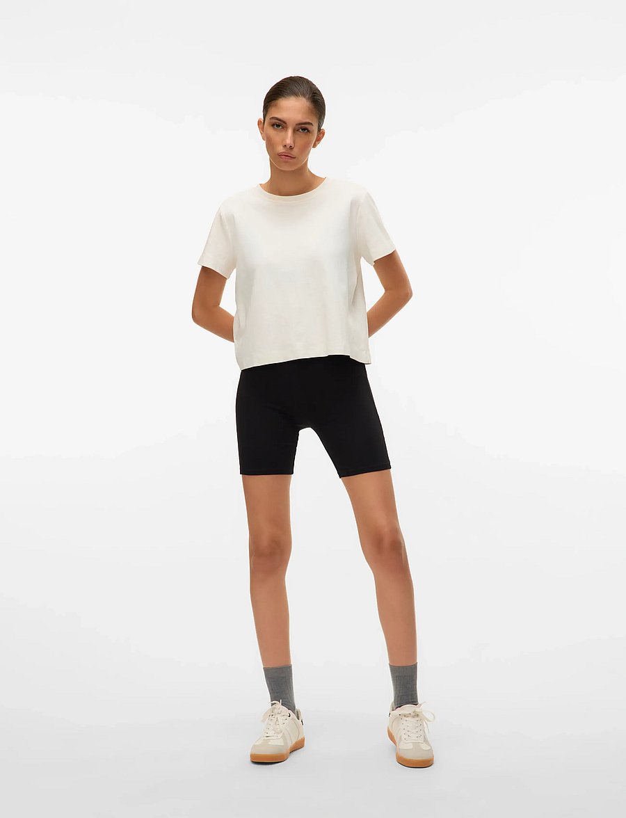 Vero Moda - VMMAXI BIKER SHORTS JRS 2-PACK NOOS - 1/2 länge - black - 3