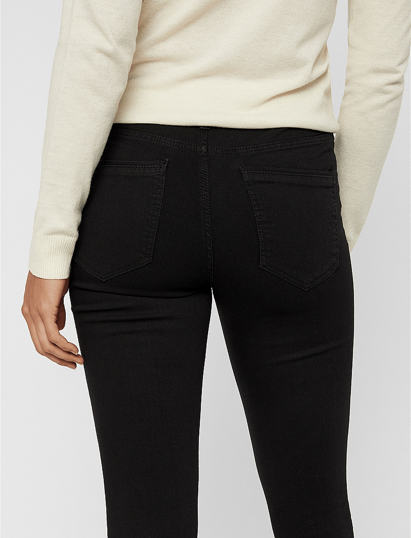 Vero Moda - VMTANYA MR S PIPING JEANS VI120 GA NOOS - skinny jeans - black - 4