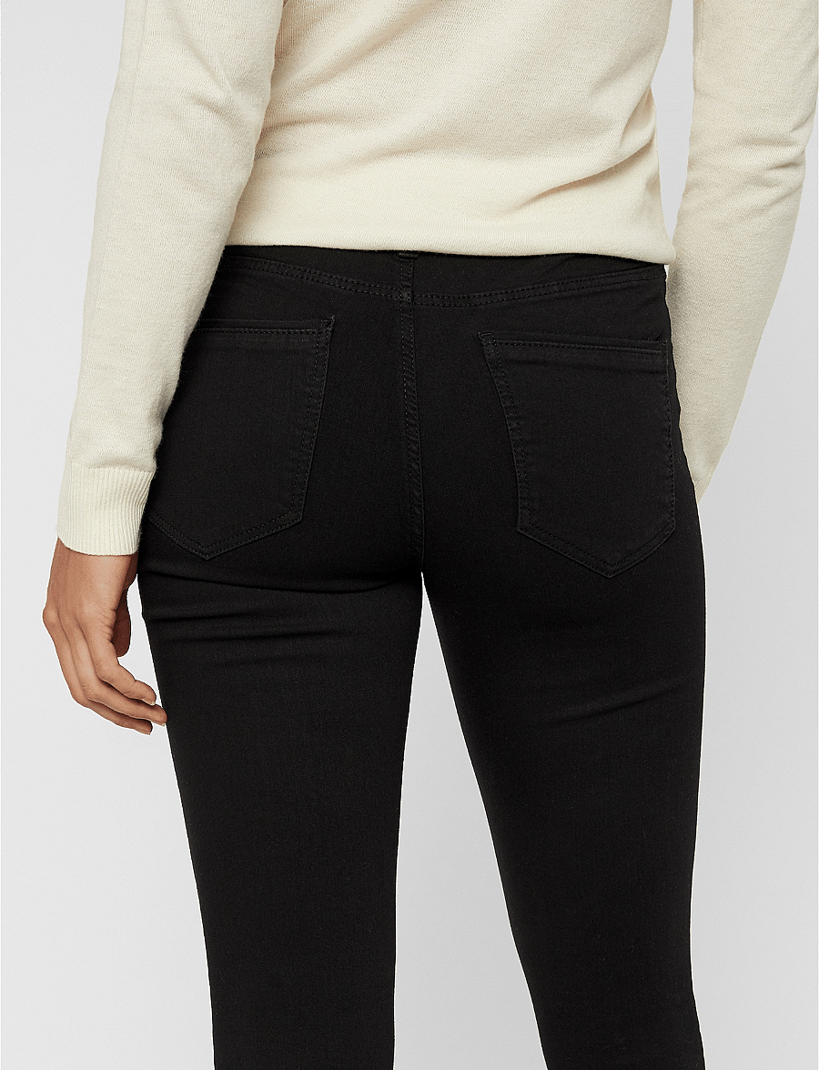 Vero Moda - VMTANYA MR S PIPING JEANS VI120 GA NOOS - skinny jeans - black - 4
