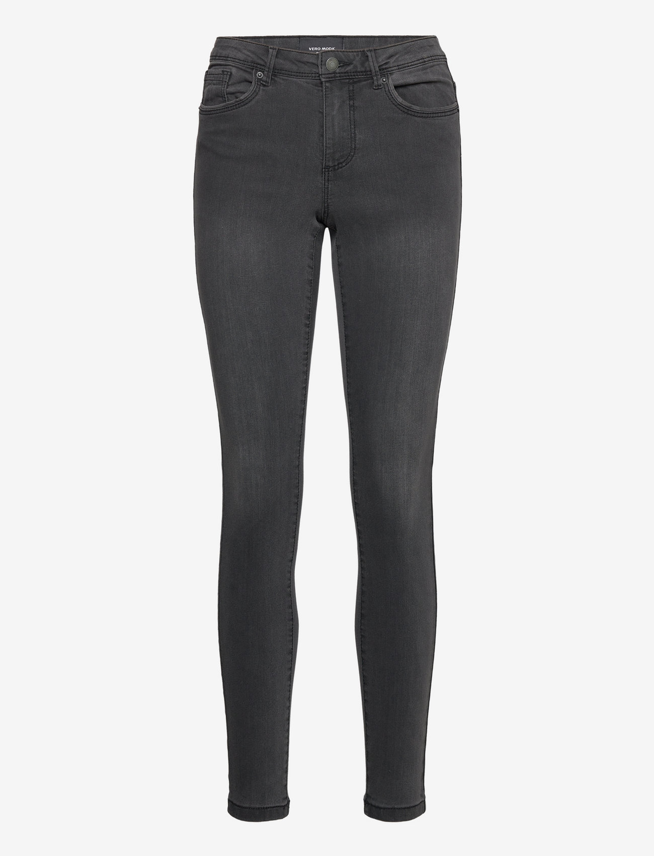 Vero Moda - VMTANYA MR S PIPING JEANS VI207 GA NOOS - skinny jeans - dark grey denim - 1