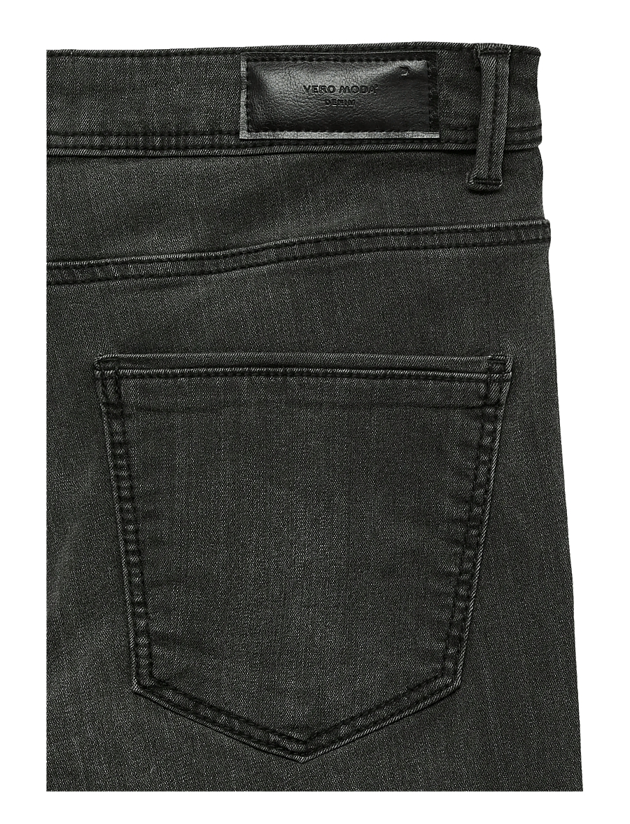 Vero Moda - VMTANYA MR S PIPING JEANS VI207 GA NOOS - jeans skinny - dark grey denim - 2