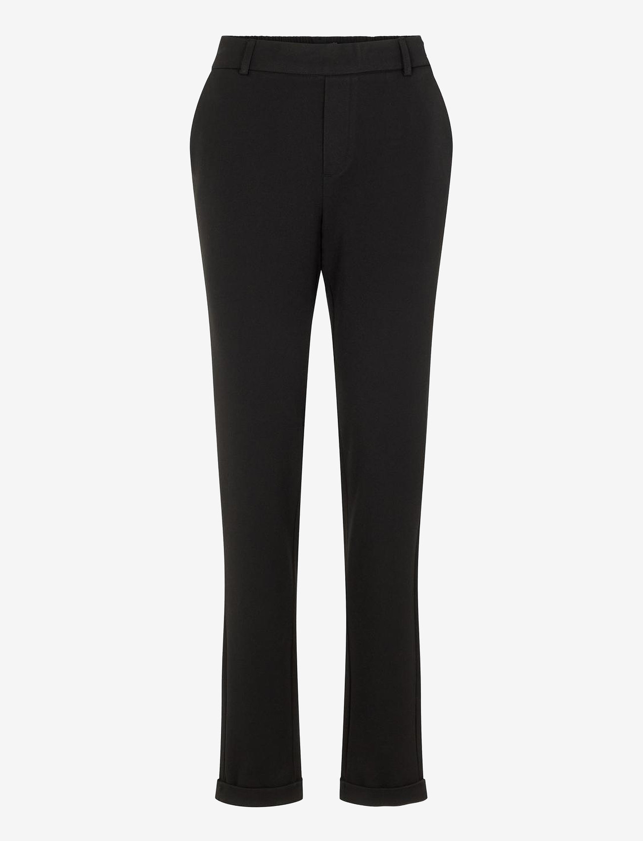 Vero Moda - VMMAYA MW LOOSE SOLID PANT NOOS - slim fit bukser - black - 1