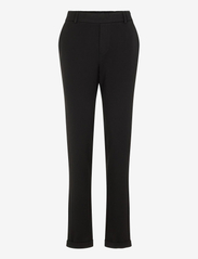 Vero Moda - VMMAYA MW LOOSE SOLID PANT NOOS - slim fit trousers - black - 0