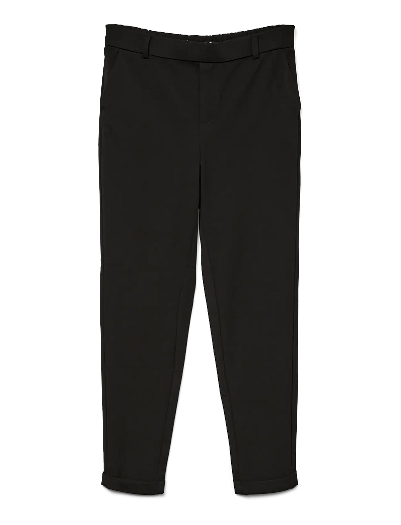 Vero Moda - VMMAYA MW LOOSE SOLID PANT NOOS - slim fit bukser - black - 1