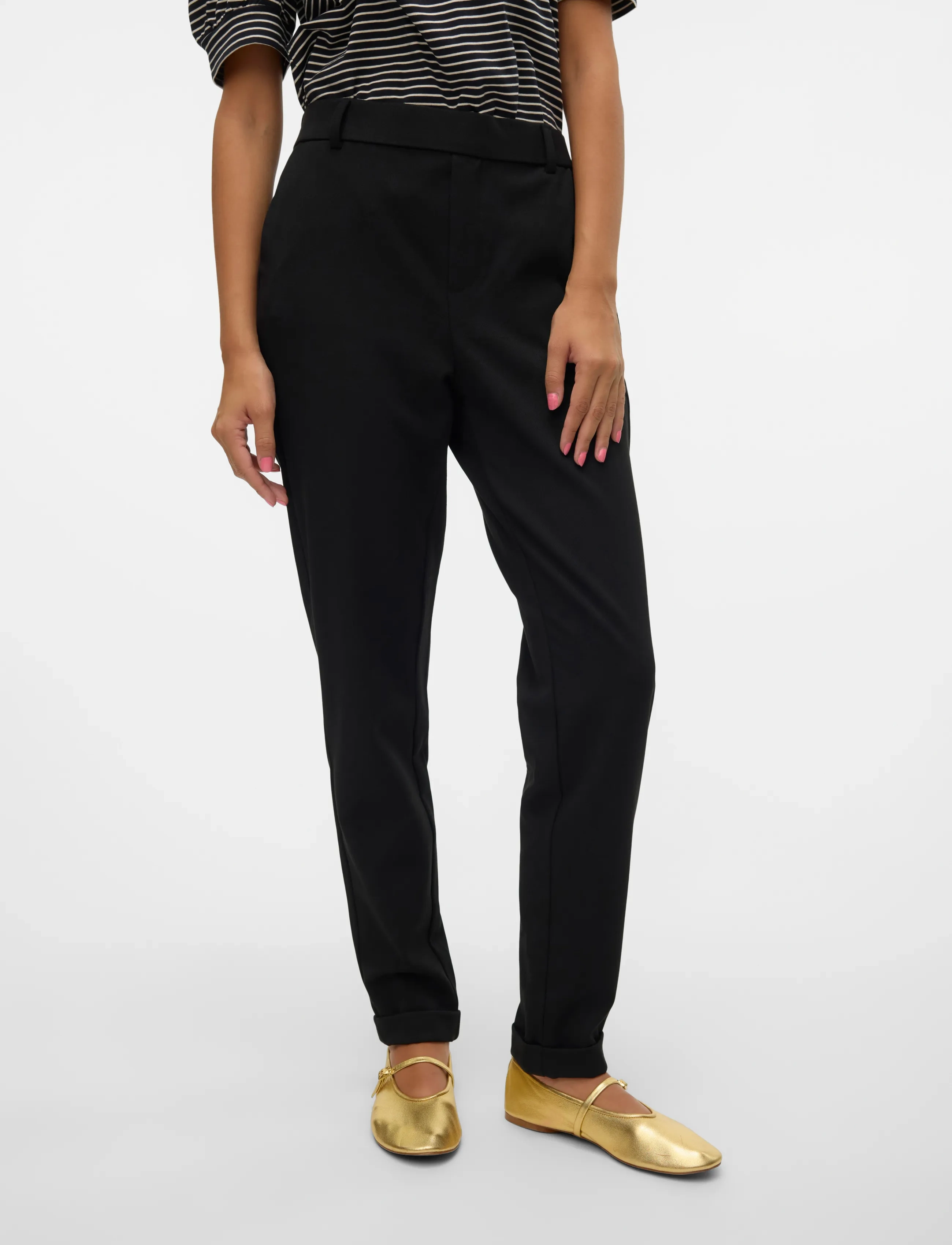 VERO MODA Vmmaya Mw Loose Solid Pant Noos kostymbyxor dam – bild 5