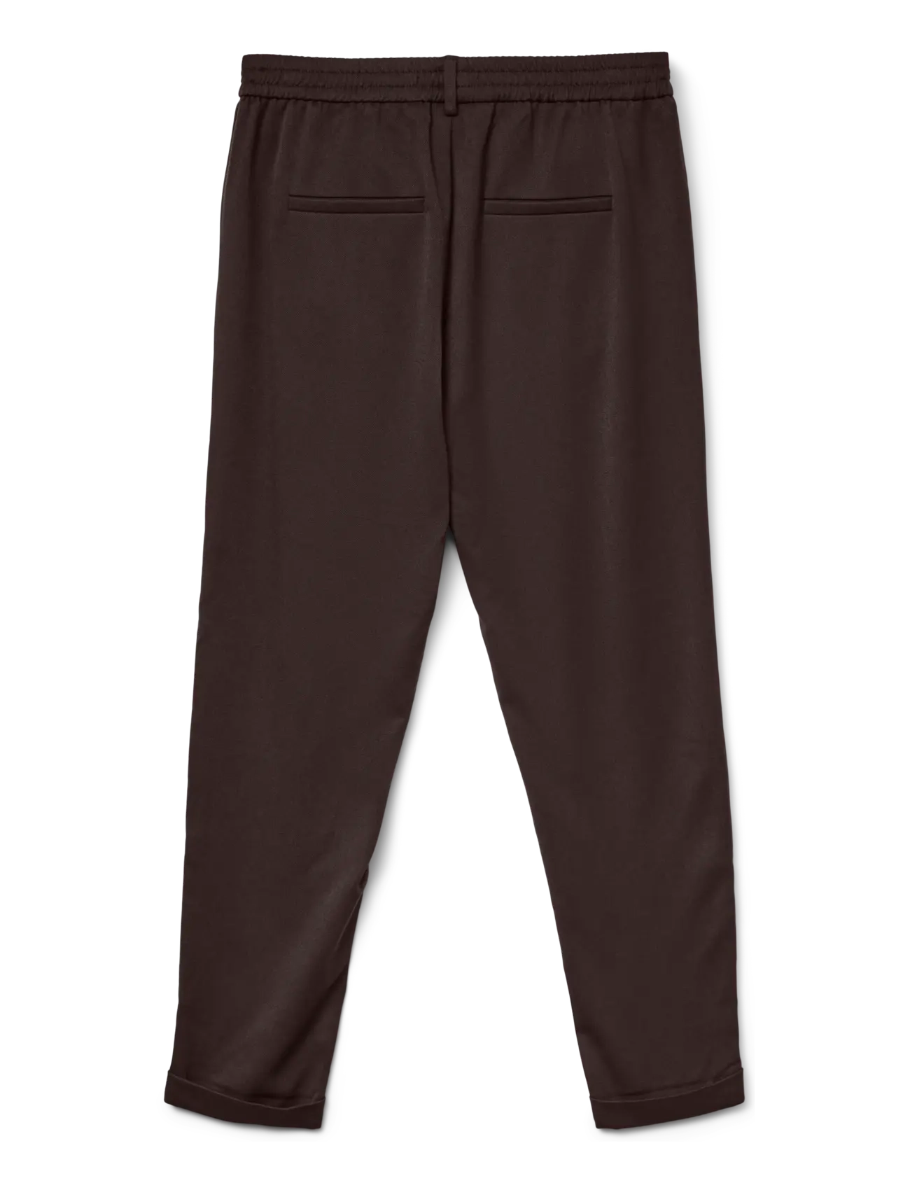 Vero Moda - VMMAYA MW LOOSE SOLID PANT NOOS - slim fit bukser - chocolate torte - 2