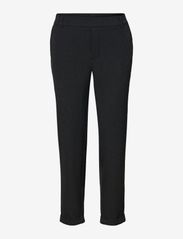 Vero Moda - VMMAYA MW LOOSE SOLID PANT NOOS - slim fit trousers - dark grey melange - 0