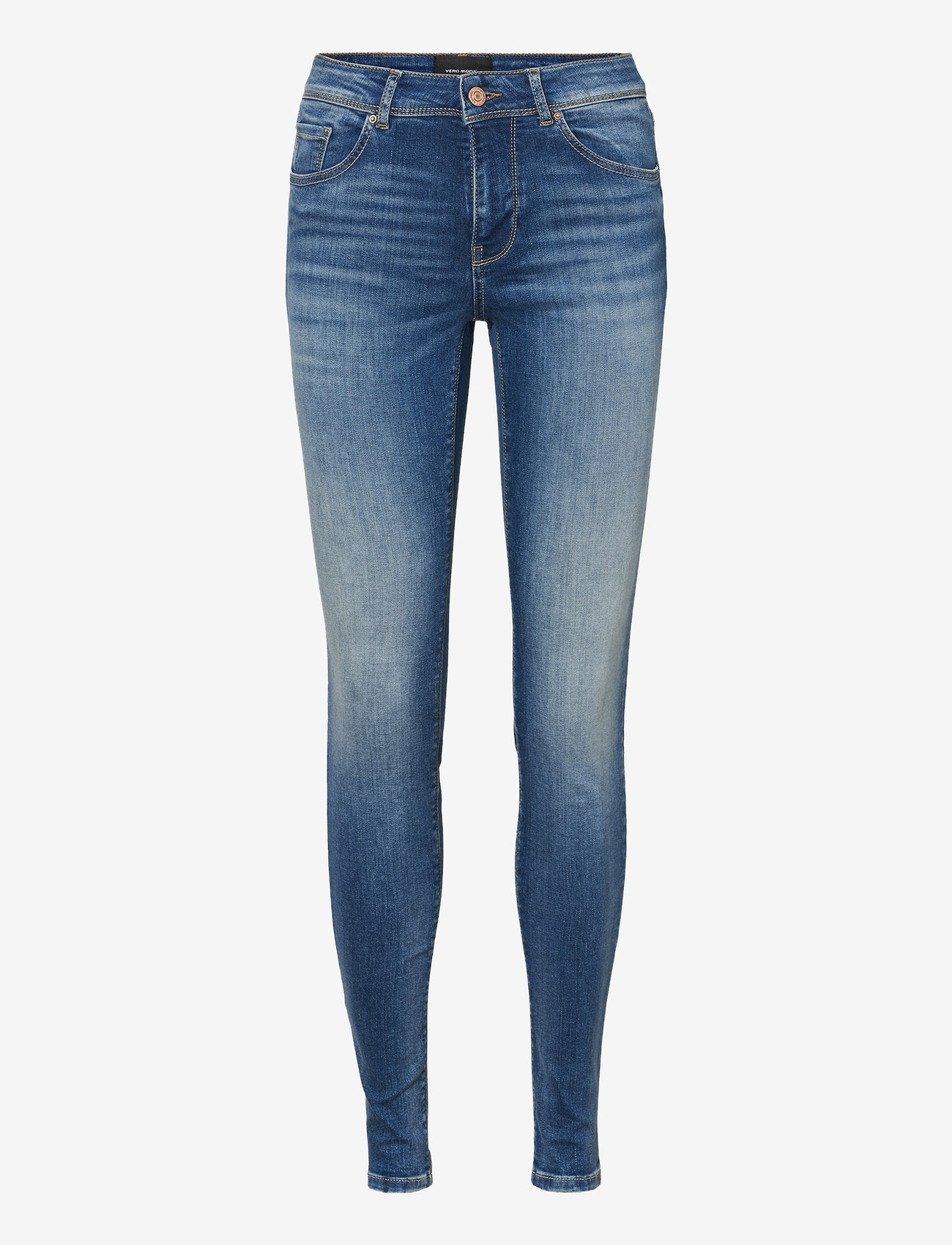Vero Moda - VMLUX MR SLIM JEANS RI310 NOOS - skinny jeans - medium blue denim - 1