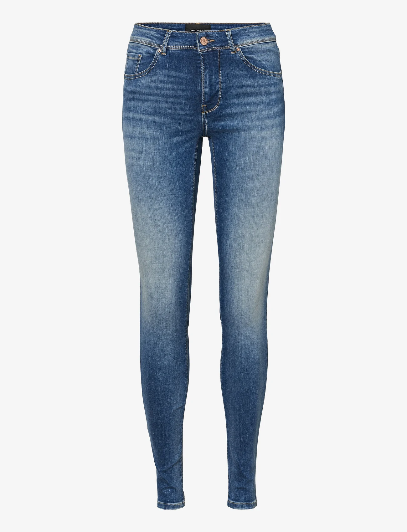 Vero Moda - VMLUX MR SLIM JEANS RI310 NOOS - slim fit jeans - medium blue denim - 0