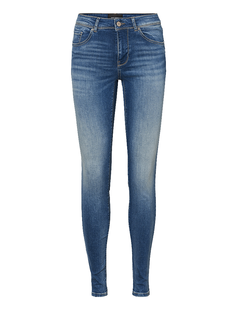 Vero Moda - VMLUX MR SLIM JEANS RI310 NOOS - skinny jeans - medium blue denim - 1