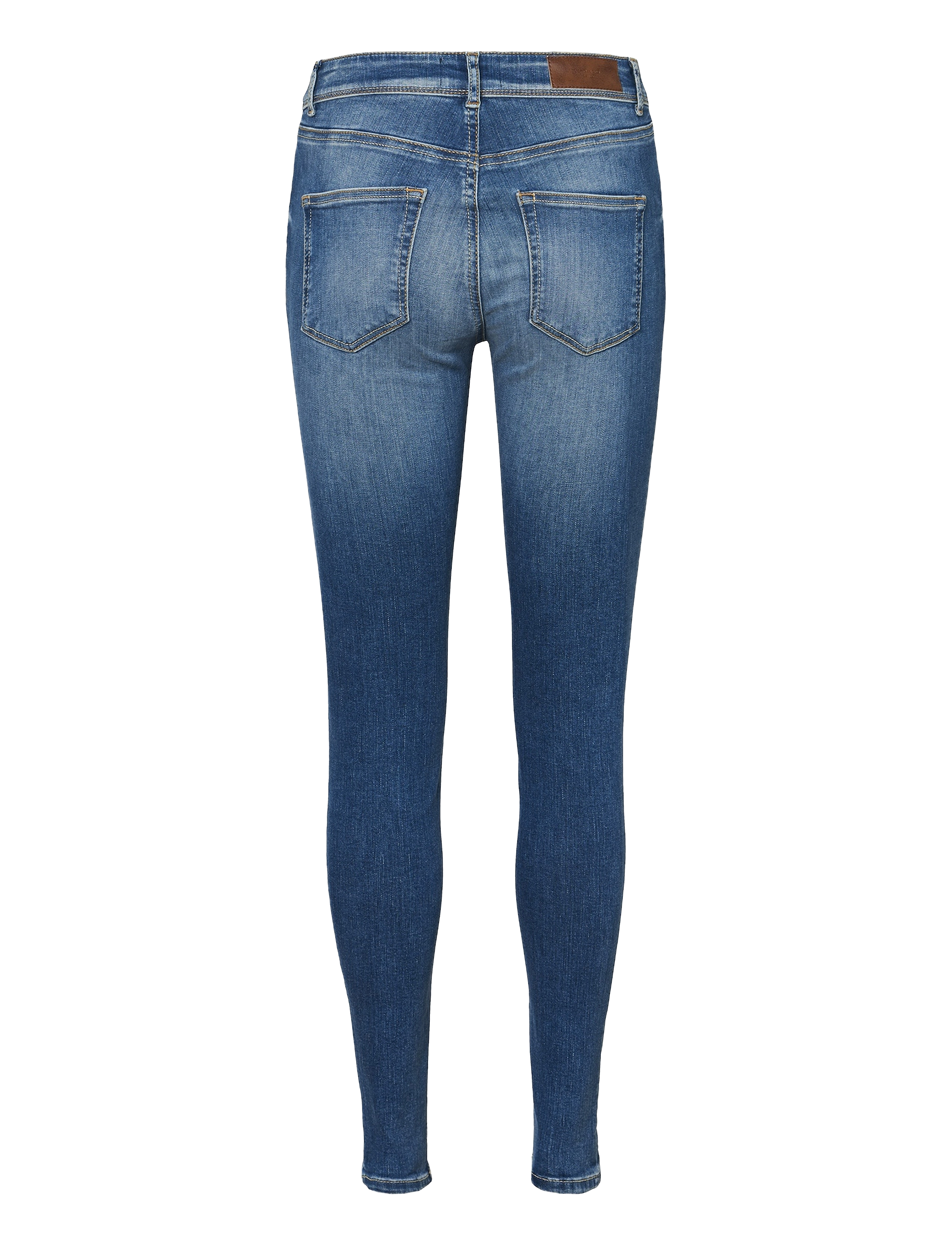 Vero Moda - VMLUX MR SLIM JEANS RI310 NOOS - liibuvad teksad - medium blue denim - 2