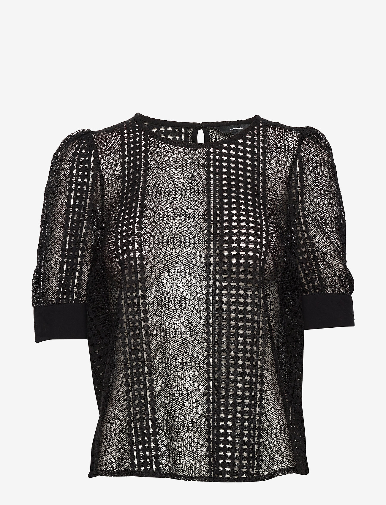 Vero Moda - VMKARIN 2/4 TOP WVN - black - 0
