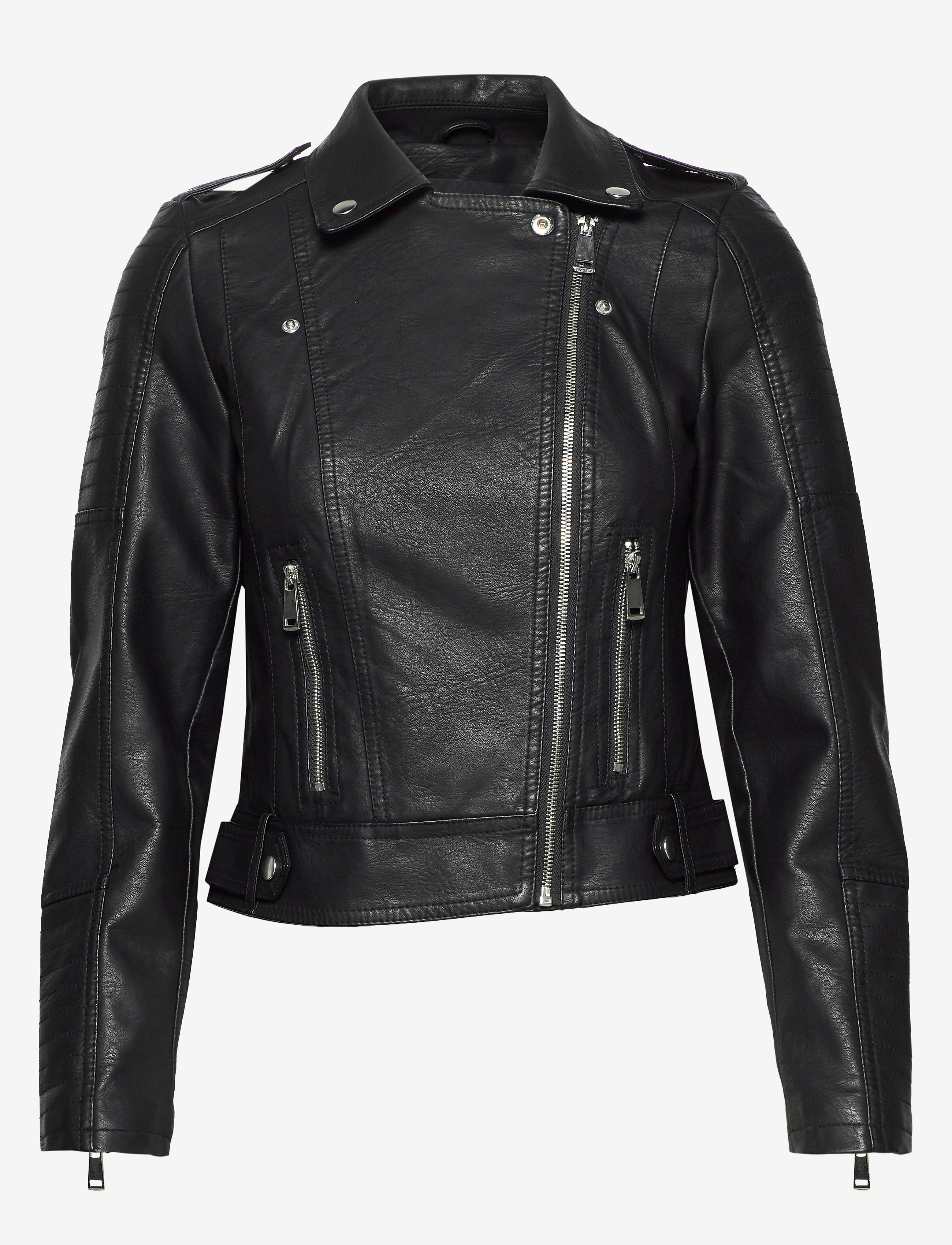 Vero Moda - VMKERRIULTRA SHORT COATED JACKET NOOS - pavasara jakas - black - 2
