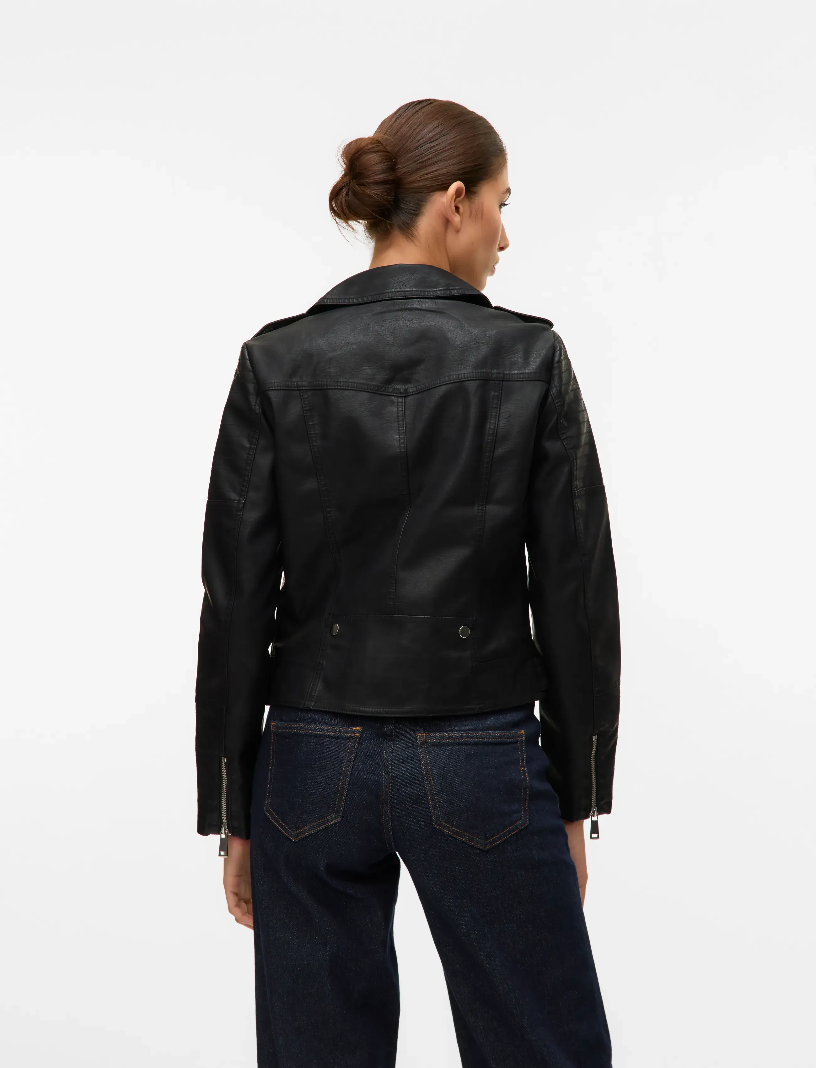 Vero Moda - VMKERRIULTRA SHORT COATED JACKET NOOS - pavasara jakas - black - 4