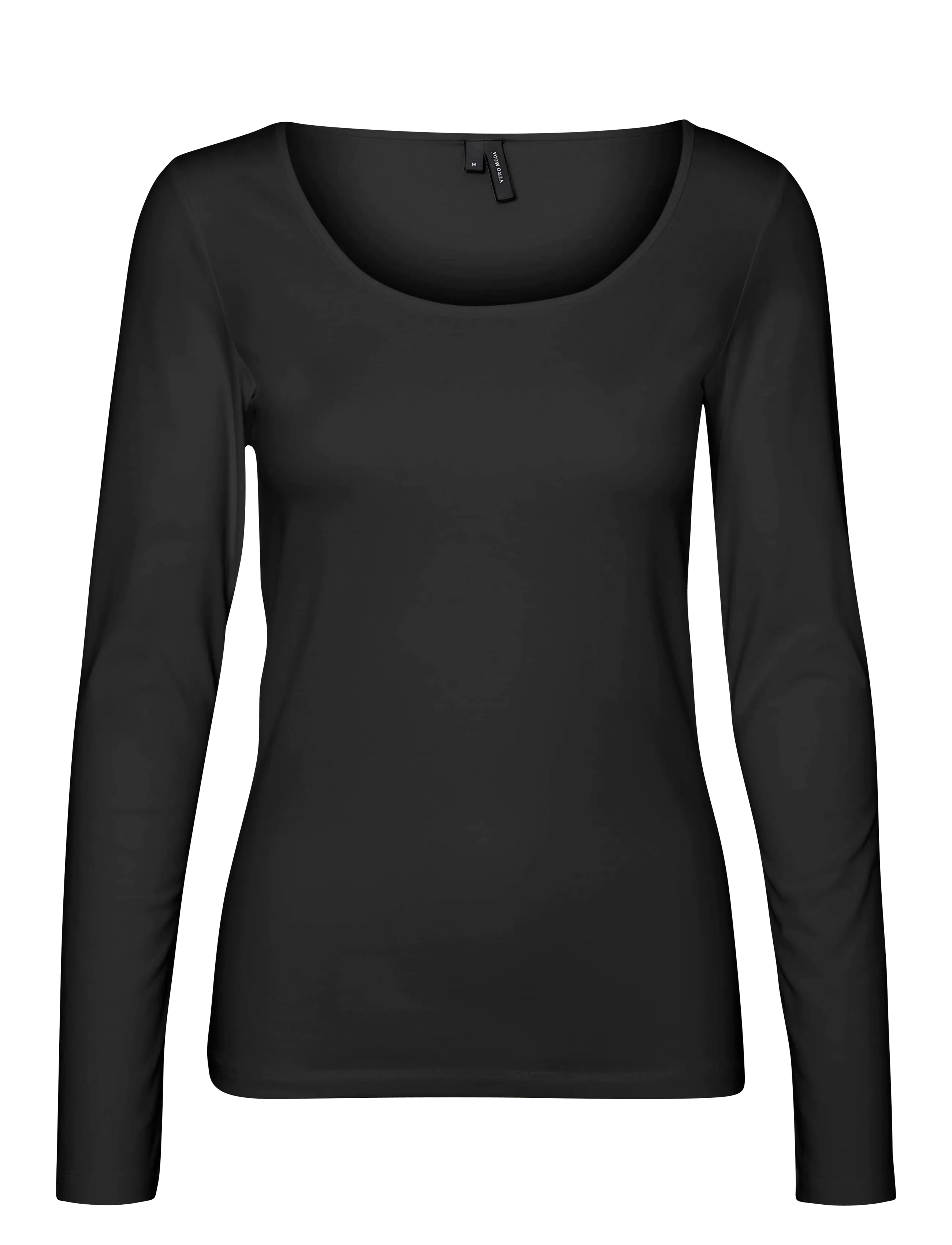 Vero Moda - VMMAXI MY LS SOFT UNECK NOOS - langärmlige tops - black - 1