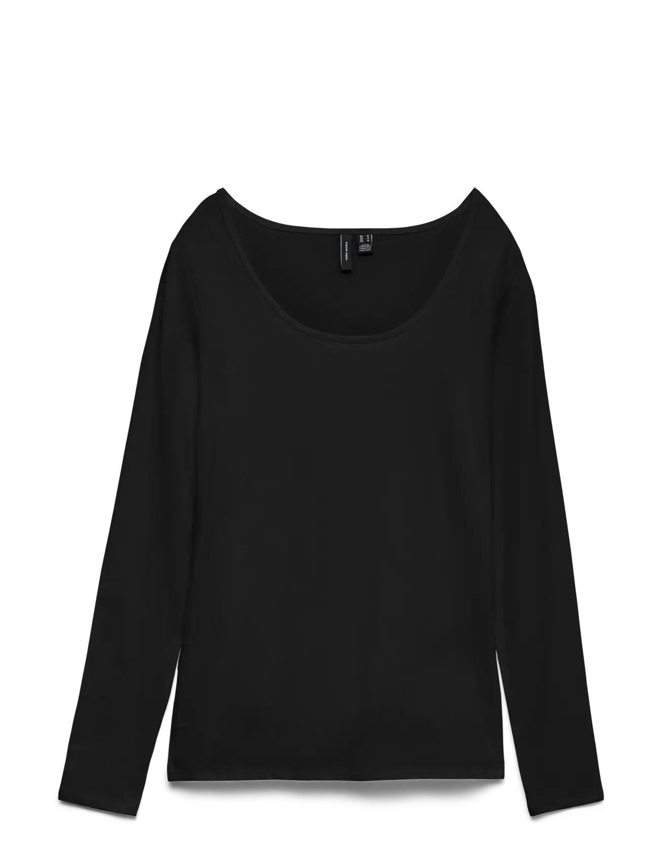 Vero Moda - VMMAXI MY LS SOFT UNECK NOOS - langärmlige tops - black - 2