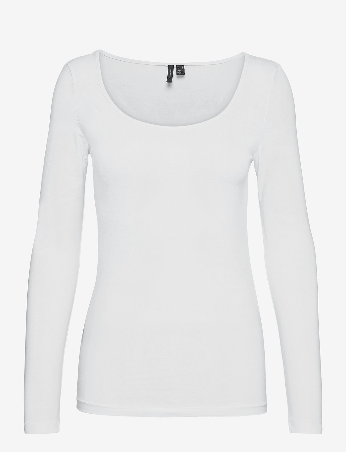 Vero Moda - VMMAXI MY LS SOFT UNECK NOOS - långärmade toppar - bright white - 1