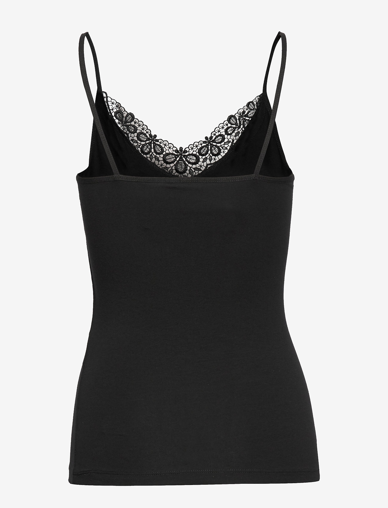 Vero Moda - VMINGE LACE SINGLET JRS NOOS - sleeveless tops - black - 2