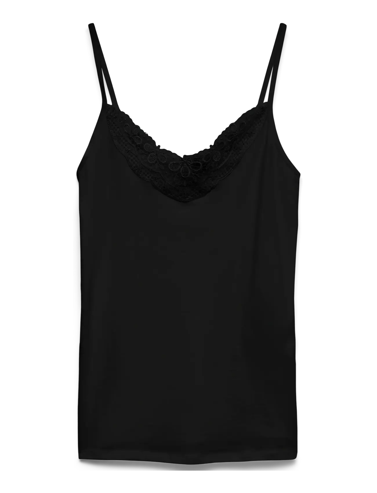Vero Moda - VMINGE LACE SINGLET JRS NOOS - Ärmellose tops - black - 2
